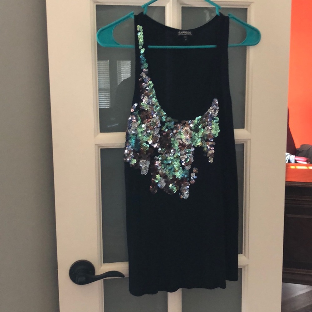 Sparkly tank top